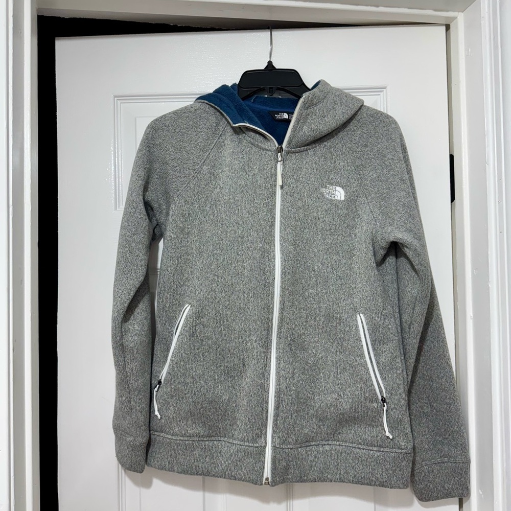 The North Face Gray Full-Zip Hoodie